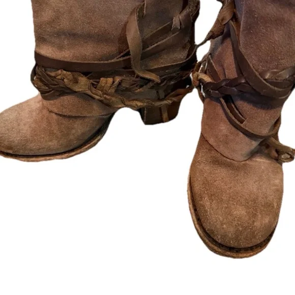 FREEBIRD by Steven CAIRO Suede Leather BOOTS Size 6 - Picture 9 of 16